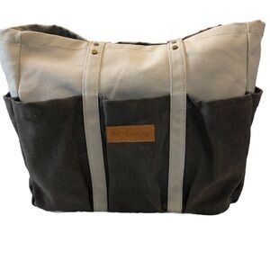 Smith & Hawken Two-Tone Canvas Gardening Utility Tote Bag
